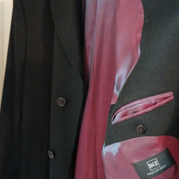 IKE Behar New York Collection Graham Cashmere Business Coat size 46r